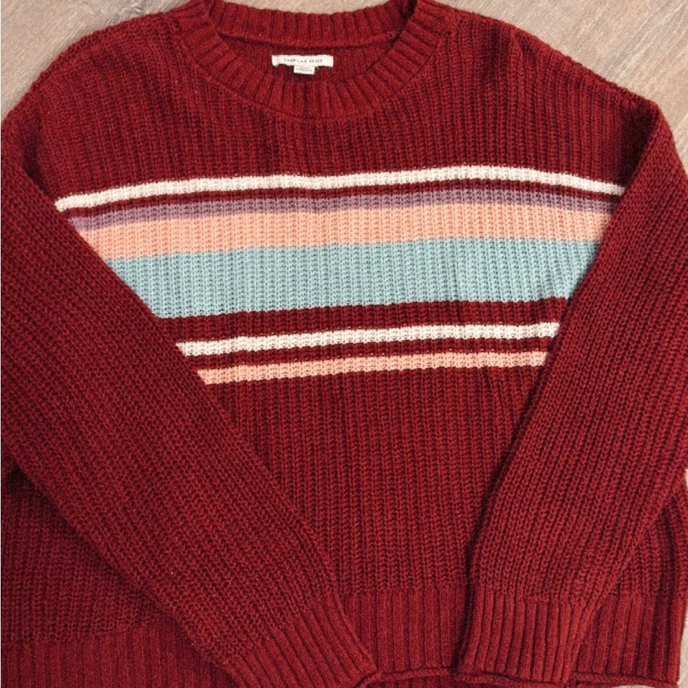 American Eagle Stripped Knit Sweater
